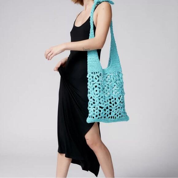 Urban Outfitters Raffia Hobo Bag - Picture 1 of 9